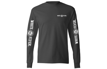  White Flyer Charcoal Long Sleeve XL