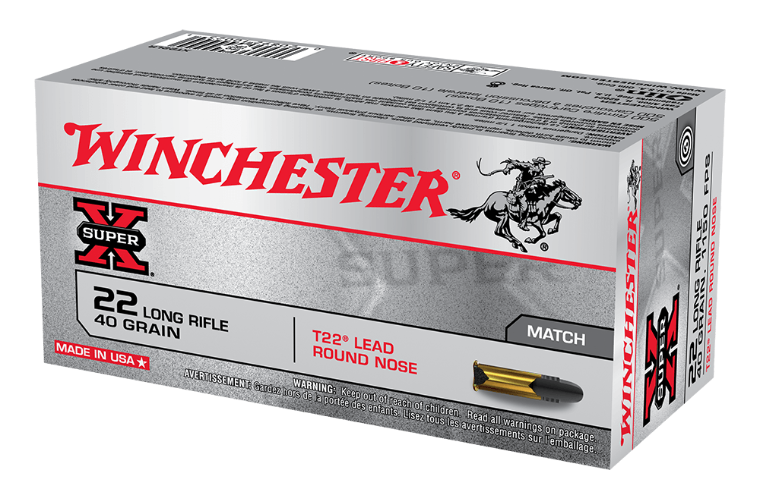 Winchester Super X Match 22LR 40gr solid