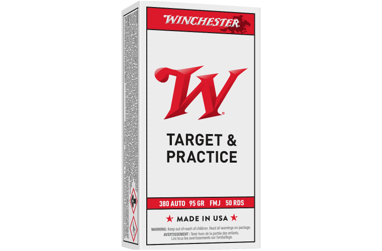 Winchester USA value pack 380 Auto 95gr FMJFN