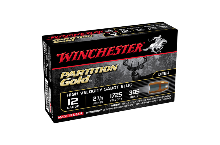 Winchester Supreme Partition Gold 12G slug 2-3/4
