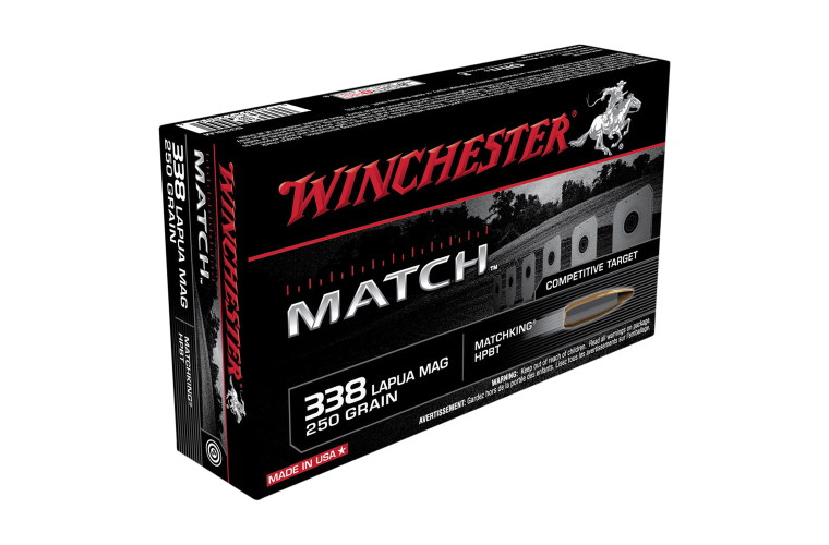 Winchester Match 338LapMag 250gr HPBT