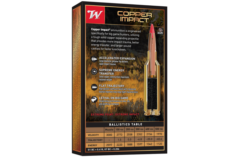 Winchester | Winchester Copper Impact LF 270Win 130gr XP