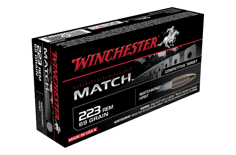 Winchester Supreme 223Rem 69gr BTHP Match