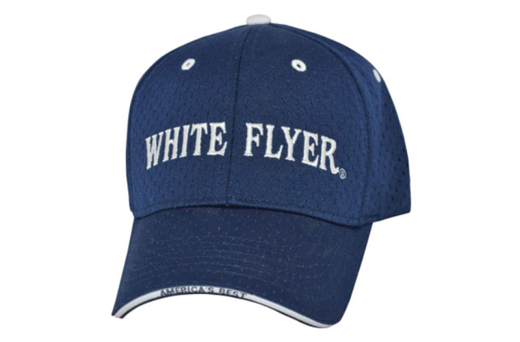 White Flyer Cap Navy