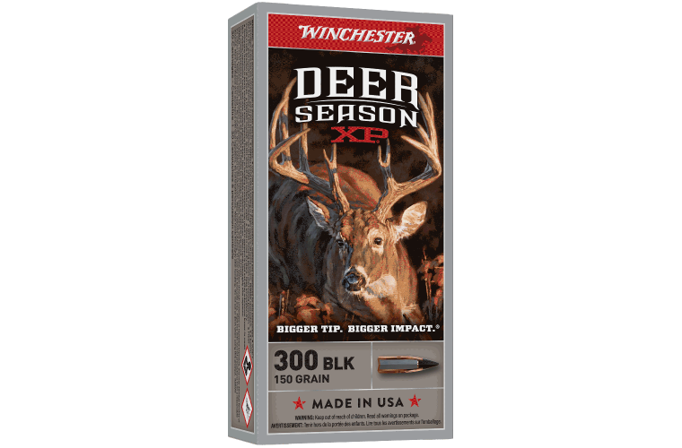 Winchester Deer Season 300 Black Out 150gr XP