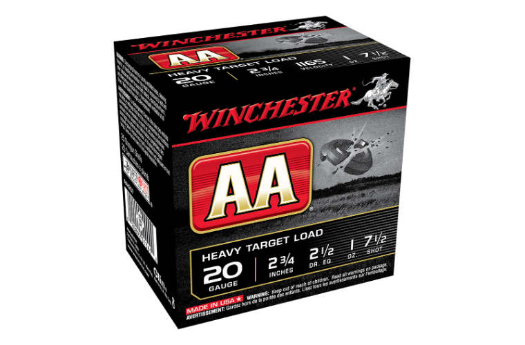 Winchester AA Target 20G 7.5 2-3/4" 28gm