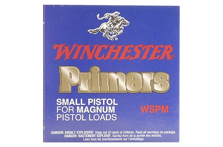 Winchester Small Magnum Pistol primer #1 -1/2M-108
