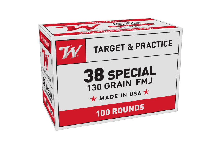 Winchester USA 38SP 130gr FMJ