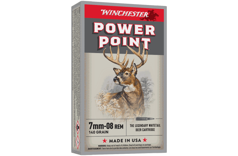 Winchester Power Point 7MM-08Rem 140gr PP