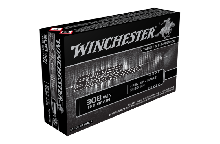Winchester Super Suppressed 308Win 168gr