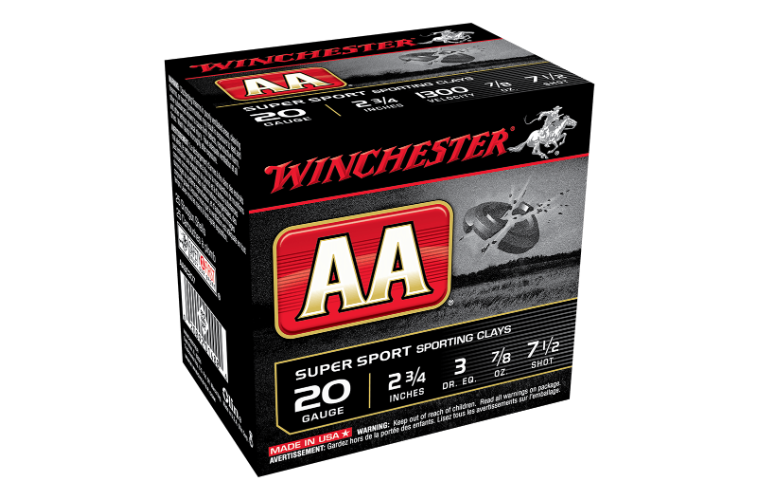 Winchester AA Super Sporting 20G 7.5 2-3/4" 24gm