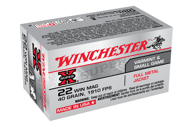 Winchester Super X 22WMR 40gr FMJ