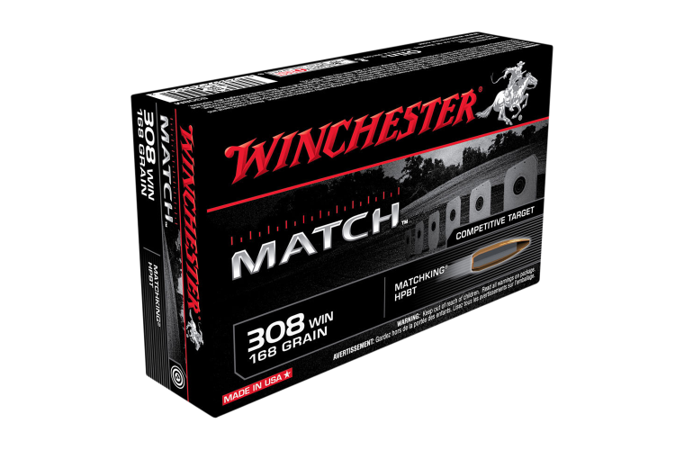 Winchester Match 308Win 168gr Sierra BTHP