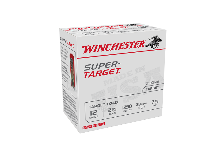 Winchester Super Target 12ga 1290fps 7.5 2-3/4" 28gm