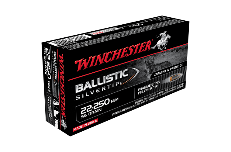 Winchester Ballistic ST 22-250Rem 55gr PT