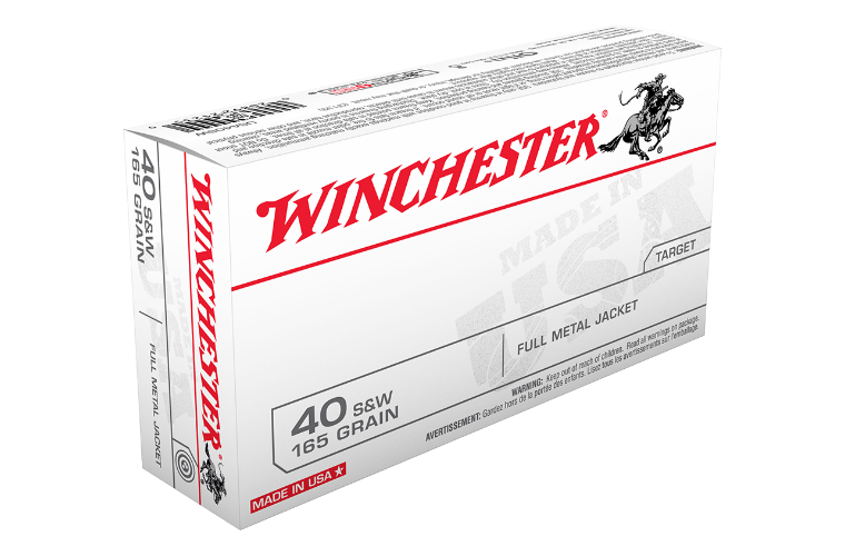 Winchester USA value pack 40S&W 165gr FMJ FN
