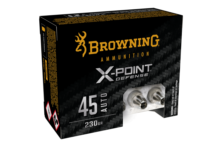Browning X-Point Defense 45 Auto 230gr X-Point