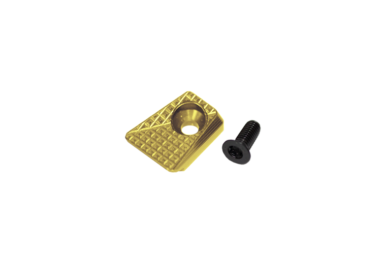 LOK Grips CZ GridLOK Mag Release Button STD Brass