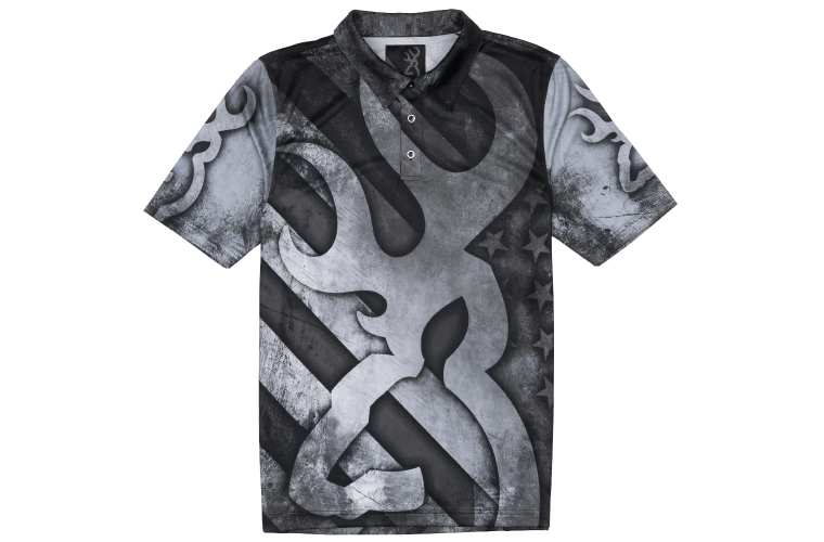 Browning Team Shooting Shirt Black/White Small