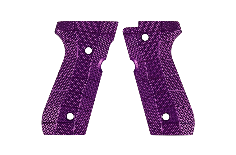 LOK Grips Beretta 92 Thin GridLOK Aluminium Purple