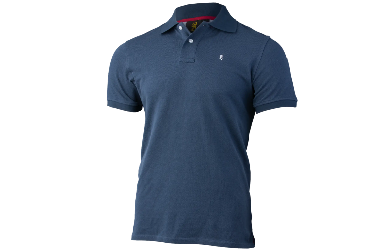 Browning Ultra 78 Polo Shirt Blue Small