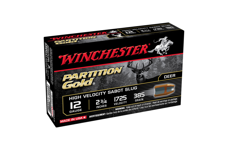 Winchester Supreme Partition Gold 12G slug 2-3/4" 385gr