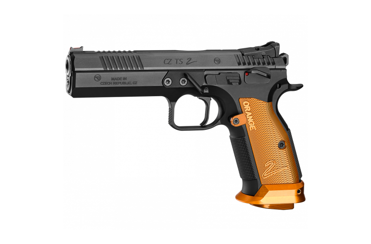 CZ TS 2 9MM Orange 130mm 2 S/Mags 10rnd Mag