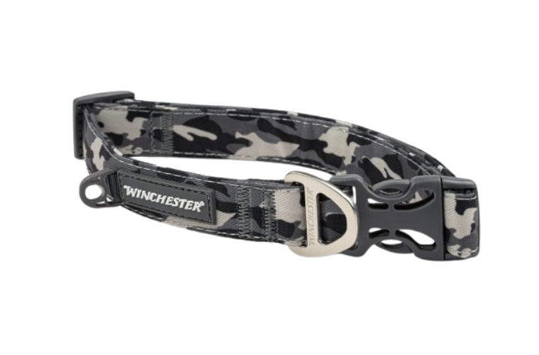 Winchester Designer Dog Collar Camo Black Large