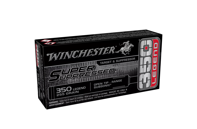 Winchester Super Suppressed 350 Legend 255gr OT