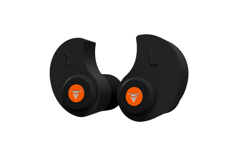 Decibullz Custom Molded Percussive Earplugs Black