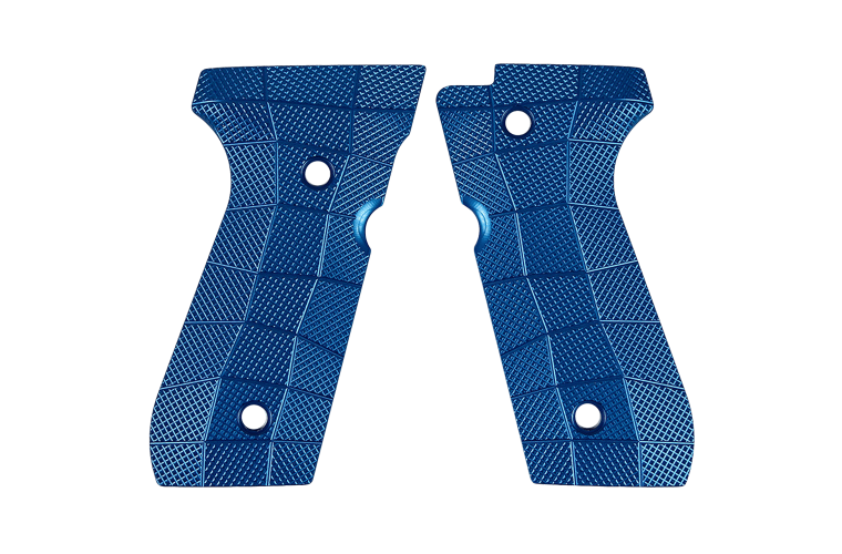 LOK Grips Beretta 92 Thin GridLOK Aluminium Blue