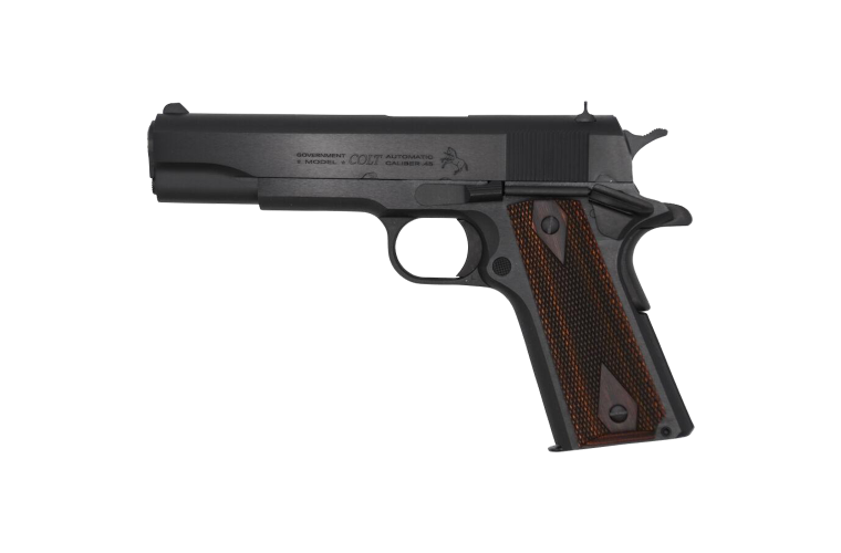 Colt Govt National Match Blued 45ACP 127mm Barrel 9rnd Mag