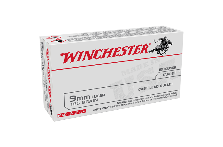 Winchester USA value pack 9MM 125gr LRN