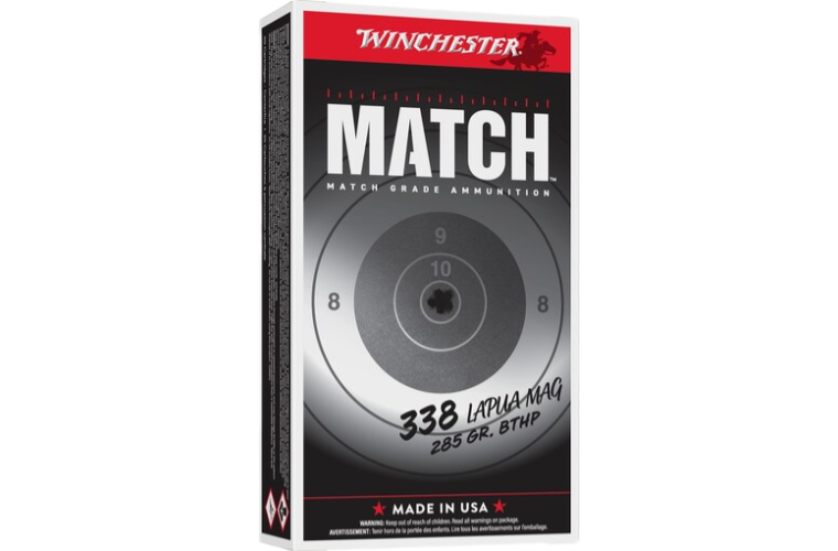 Winchester Match 338LapMag 285gr HPBT