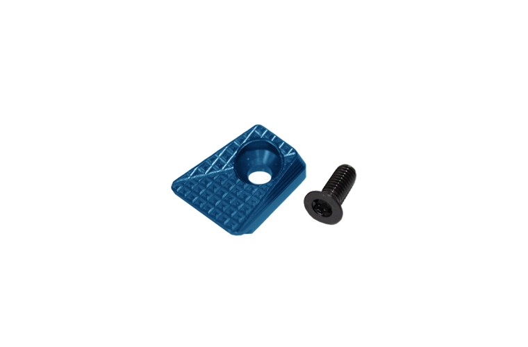 LOK Grips CZ GridLOK Mag Release Button STD Blue