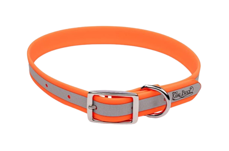 King Buck W/Proof Soft Touch Reflective Collar Orange S/M