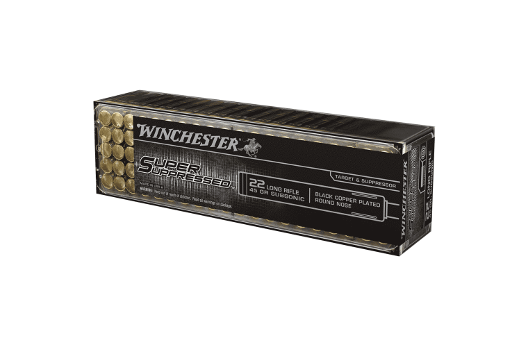 Winchester Super Suppressed 22LR 45gr LRN