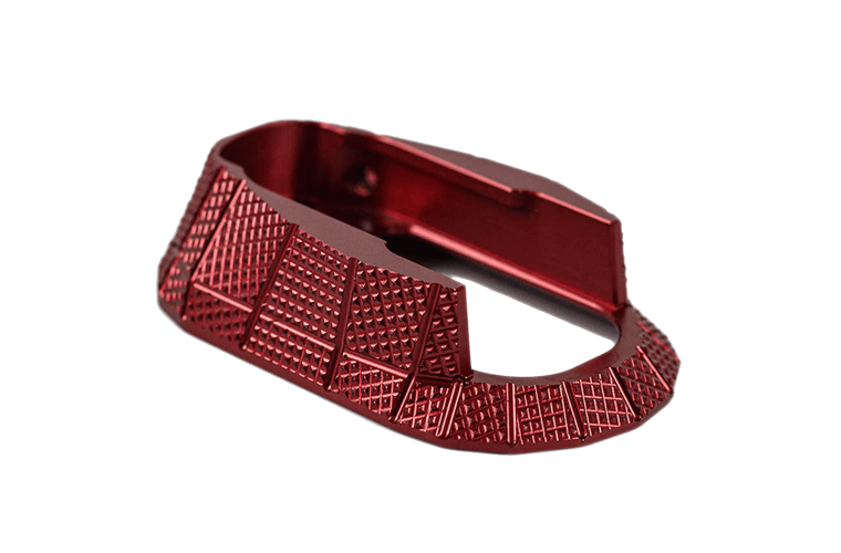 LOK Grips CZ Shadow 2 GridLOK Magwell Red