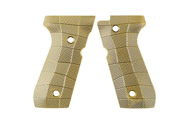 LOK Grips Beretta 92 Thin GridLOK Brass