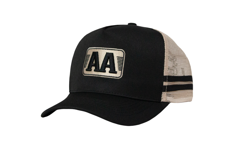 Winchester AA Black and Grey Country Trucker Cap