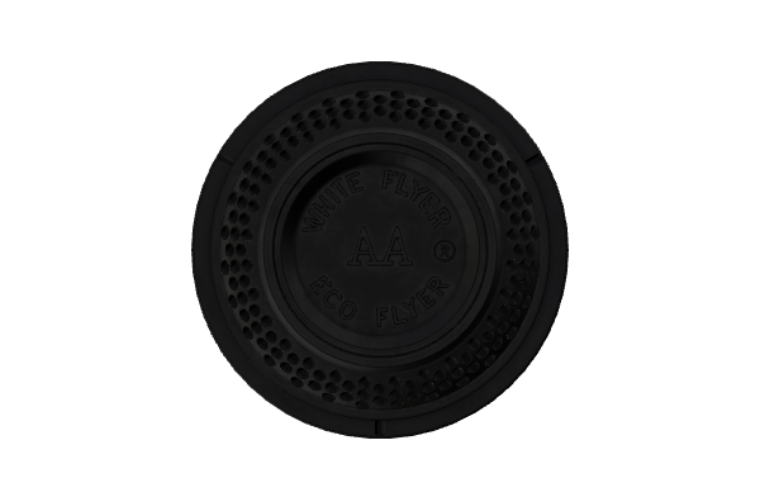 White Flyer Eco Flyer AA All Black 108mm