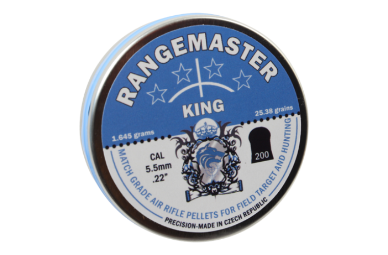 Rangemaster King 25.38gr 5.5mm  .22 (200 in tin)