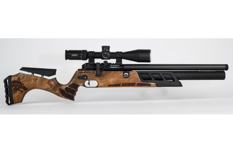 Black Wolf .177 Walnut 300cc Cylinder 17" Barrel