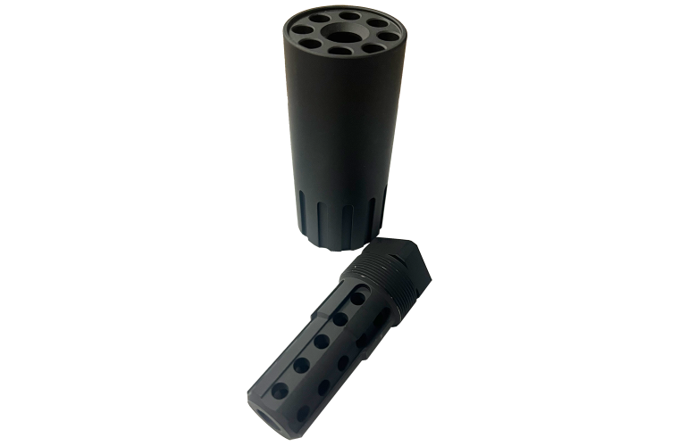 Warwick's Jacketed Muzzle Brake 5/8" 24tpi