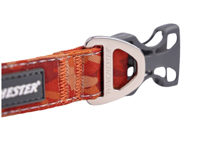Winchester Designer Dog Collar Camo Red Extra Large