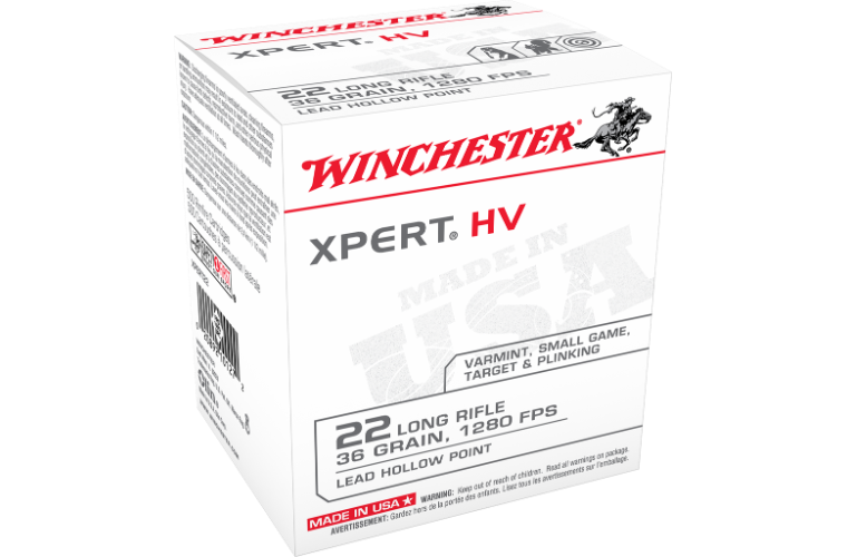 Winchester USA 22lr 36gr HP 500pk