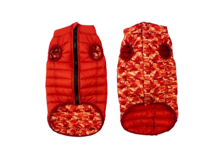 Winchester Premium Reversable Puffy Vest Camo Red Small