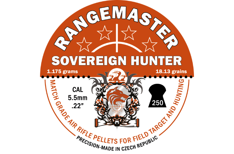 Rangemaster Sovereign Hunter 18.1gr 5.5mm .22 (250 per tin)