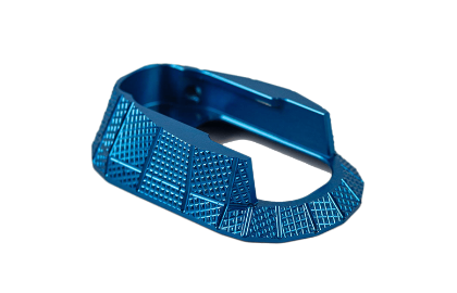  LOK Grips CZ Shadow 2 GridLOK Magwell Blue