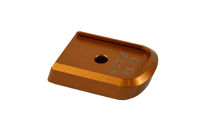  LOK Grips CZ Shadow 2 Mag Base Pads +0 Orange